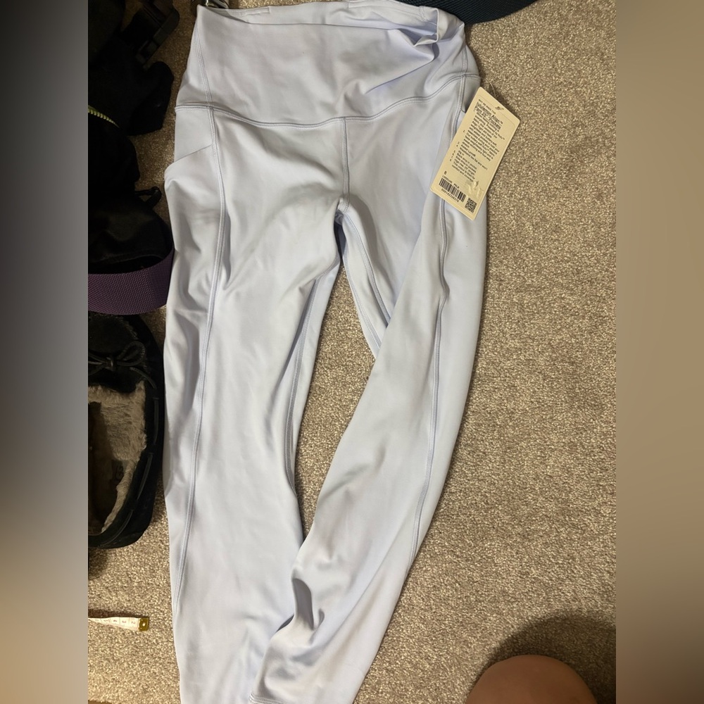 NWT Lululemon Align High-Rise Pant with Pockets 25" Leggings Pastel Blue PSLB
